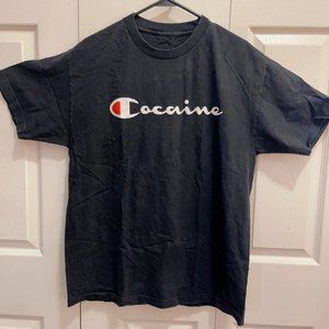 L | Black Cocaine (Champion Inspired) T-Shirt